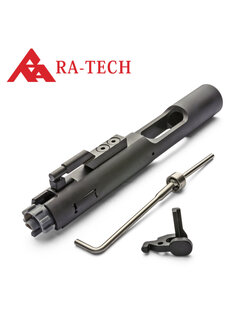 RA-TECH M4 Magnetic Locking NPAS Plastic Loading Nozzle Set w/ Complete Bolt Carrier Set for WE M4 / M16 / HK416 GBB