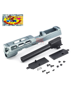 Bomber CNC Aluminum PRO-CUT (4.7 inch) Slide Kit for SIG / VFC M17 (Titanium Grey)