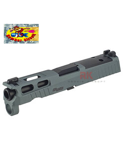 Bomber CNC Aluminum PRO-CUT (3.9 inch) Slide Kit for SIG AIR P320 M18 (Stainless Grey)