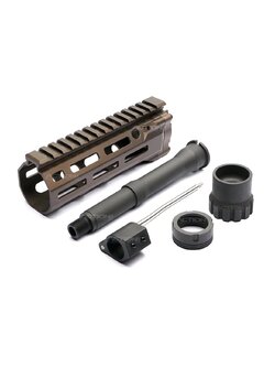 APE DD Style MFR XL M-LOK (6inch/10inch) Rail & Barrel Set for MWS/VFC/GHK/AEG - FDE