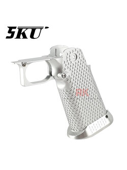 5KU Aluminum Grip Type 1 for Marui Hi-CAPA (Silver)