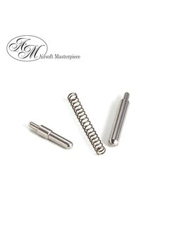 Airsoft Masterpiece Stainless Steel Safeties Spring Plunger Set for Hi-Capa / 1911