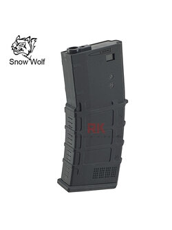 Snow Wolf 120rds PMAG Mid-Cap Magazine for M4 AEG (Black)