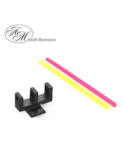 Airsoft Masterpiece Steel Fiber Front Sight - Brazo Lighting Rod