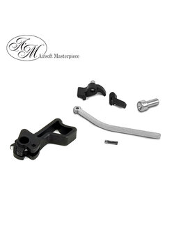 Airsoft Masterpiece CNC Steel Hammer & Sear Set for Marui Hi-CAPA (Infinity Square) Type 14 (Black)