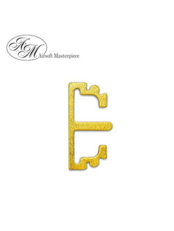 Airsoft Masterpiece Aluminum SV Puzzle Trigger Ring - Long Flat Gold