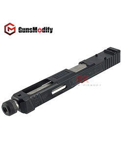 GunsModify SAI G34 RMR Slide Full Set for Marui G17 / G34 (Silver)