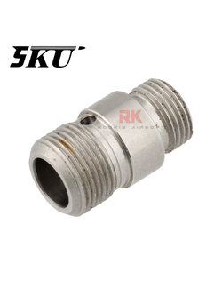 5KU Stainless Steel Silencer Adapter for ARMY M12 CW to M14 CCW (GB-498)