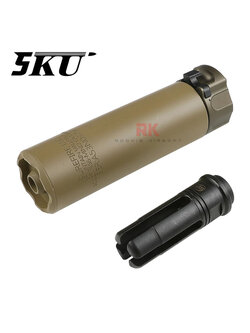 5KU SureFire SOCOM556 RC2 Silencer (5KU-243) Tan