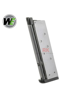 WE 15rds Gas Magazine for 1911 TAC / MEU (Silver)