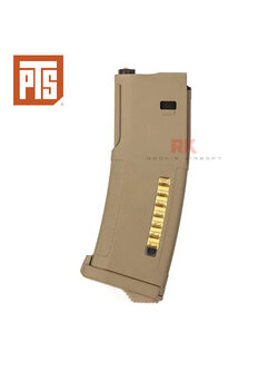 PTS EPM 30/120rds Mid-Cap for Tokyo Marui Recoil Shock M4/SCAR-L (FDE)
