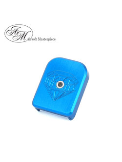 Airsoft Masterpiece SV Infinity Diamond Magazine Base For Marui Hi-Capa - Blue