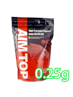 Aim Top Tracer BB 0.25g 6mm (3,200rds) - Green