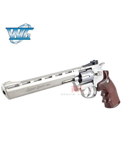 WinGun 703S 8 inch Co2 Revolver (Silver)