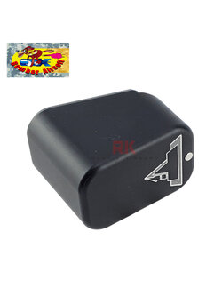 Bomber CNC Aluminum TTI Style Long Magazine Extension for Marui G-Series - Black