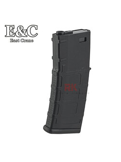 E&C PMAG 150rds (Mid-Cap) Magazine for M4 / AR AEG (MA017) - Black