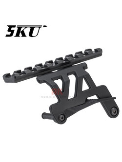 5KU Aluminum Optic Rail Mount for Hi-Capa (Black)