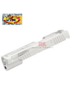 Bomber Battle Aluminum Standard Slide for Marui Hi-CAPA 5.1 / 1911 - Silver