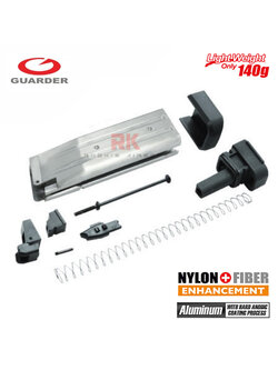 Guarder Aluminum Magazine Kit for Marui HI-CAPA 5.1 (No Marking / Silver)