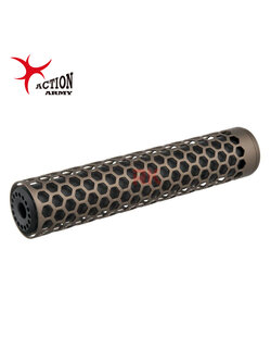 Action Army T10 Hive Sound Suppressor (FDE)