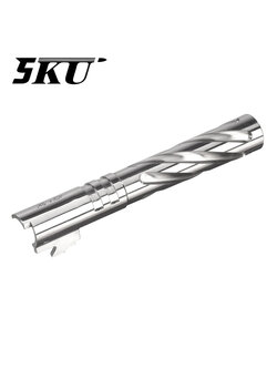 5KU Tornado Steel Threaded Outer Barrel for Marui Hi-Capa 5.1 (Silver)