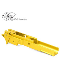Airsoft Masterpiece Aluminum Advance Frame - STI 3.9 with Tactical Rail (Gold)