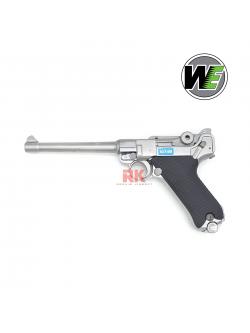 WE Luger P08 6 นิ้ว GBB - Silver