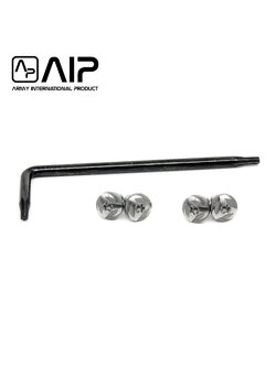 AIP Steel Grip Screw for Marui M1911 Type 3 (Silver)