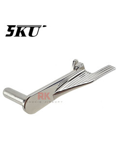 5KU Stainless Steel Extended Slide Stop Type 1 for Marui Hi-CAPA (GB-502)