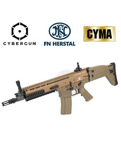 CYBERGUN / CYMA FN SCAR-L CQC AEG - Tan