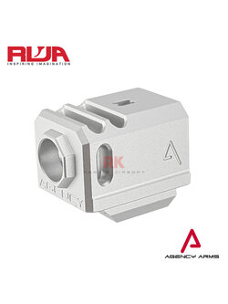 RWA Agency Arms 417 Dual Port Compensator (14mm CCW) - Silver