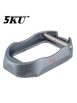 5KU CNC Aluminum Spy Magwell for Marui Hi-Capa (Titanium Grey)