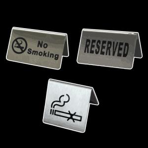 ป้ายชื่อเครื่องดื่ม ป้ายห้ามสูบบุหรี่ หมายเลข