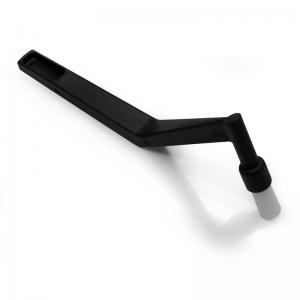 แปรงล้างหัวกรุ๊ปตัว V แปรงขนแข็ง ปลายด้ามจับมีช้อนตักผงขจัดคราบ