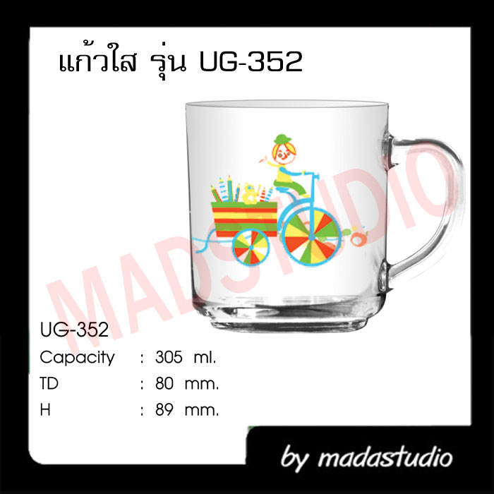 แก้วใสมีทุกรุ่นพร้อมสกรีน