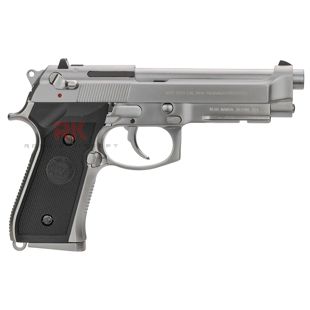 WE Beretta M9A1 Full-Auto GBB (Silver)