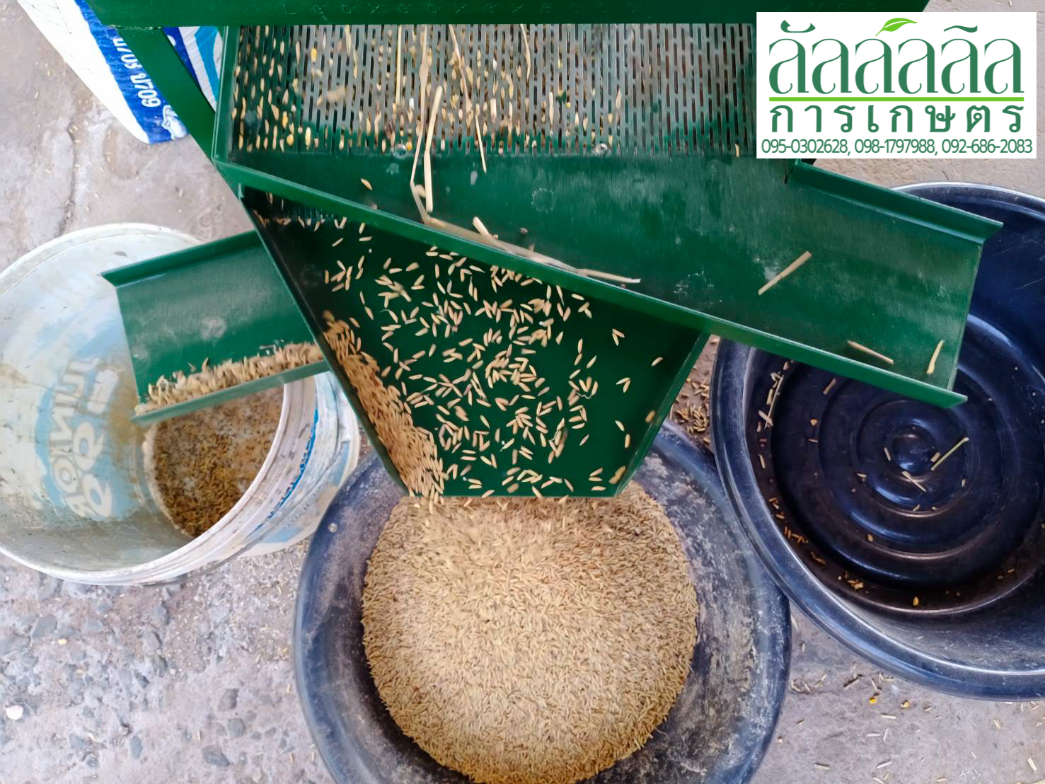 เครื่องร่อนข้าว เครื่องทำความสะอาดเมล็ดพันธุ์ข้าว เครื่องคัดเมล็ดพันธุ์ข้าว