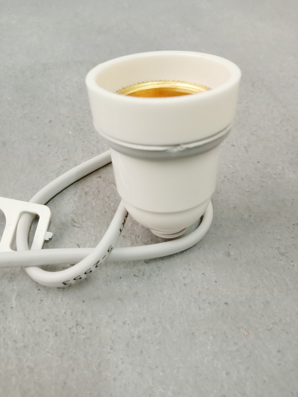 ขั้วห้อยเกลียวต่อสวิทซ์กลางทาง+ปลั๊ก+สาย5ม.