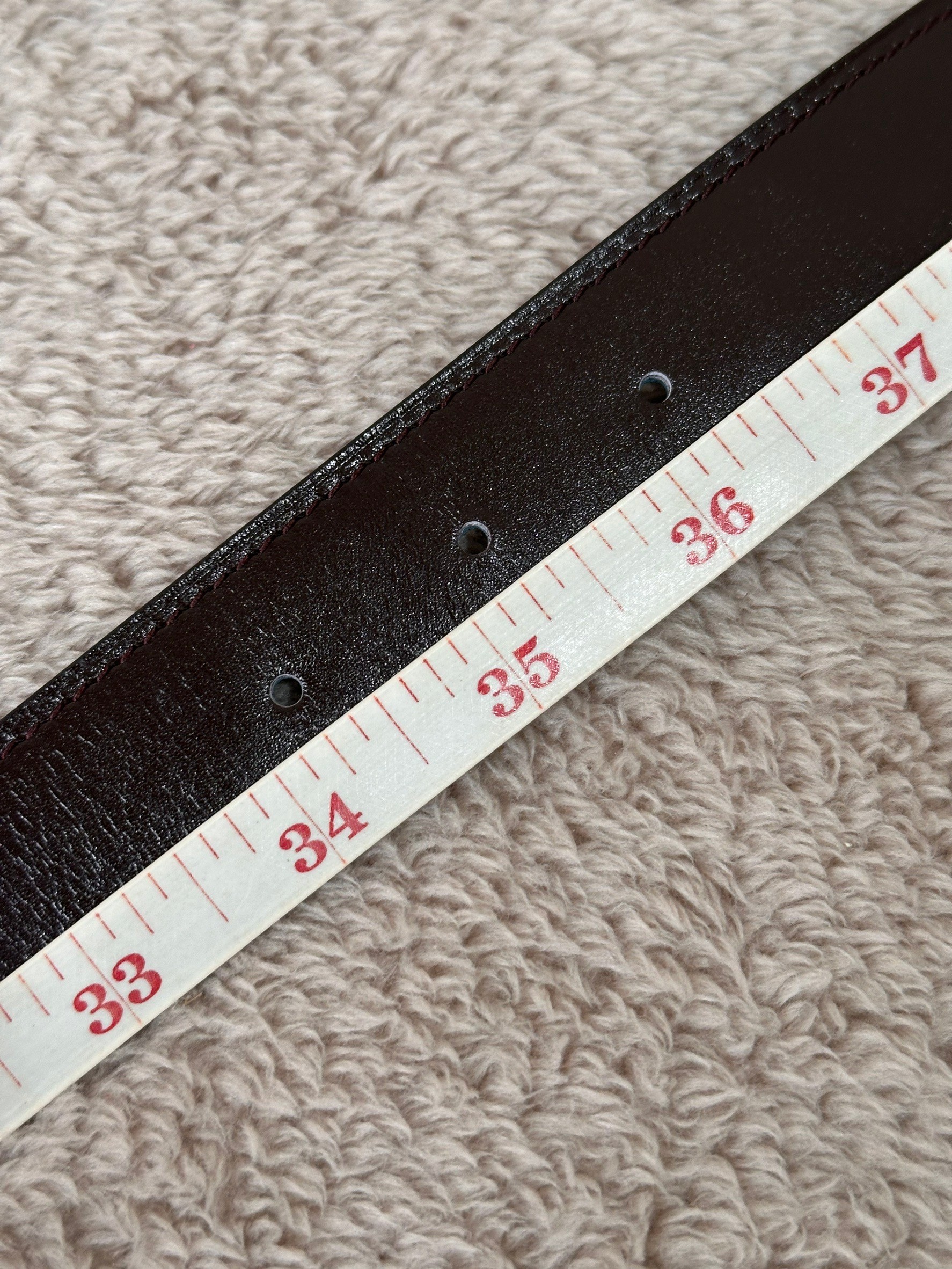Hermes belt 32mm stamp Q square