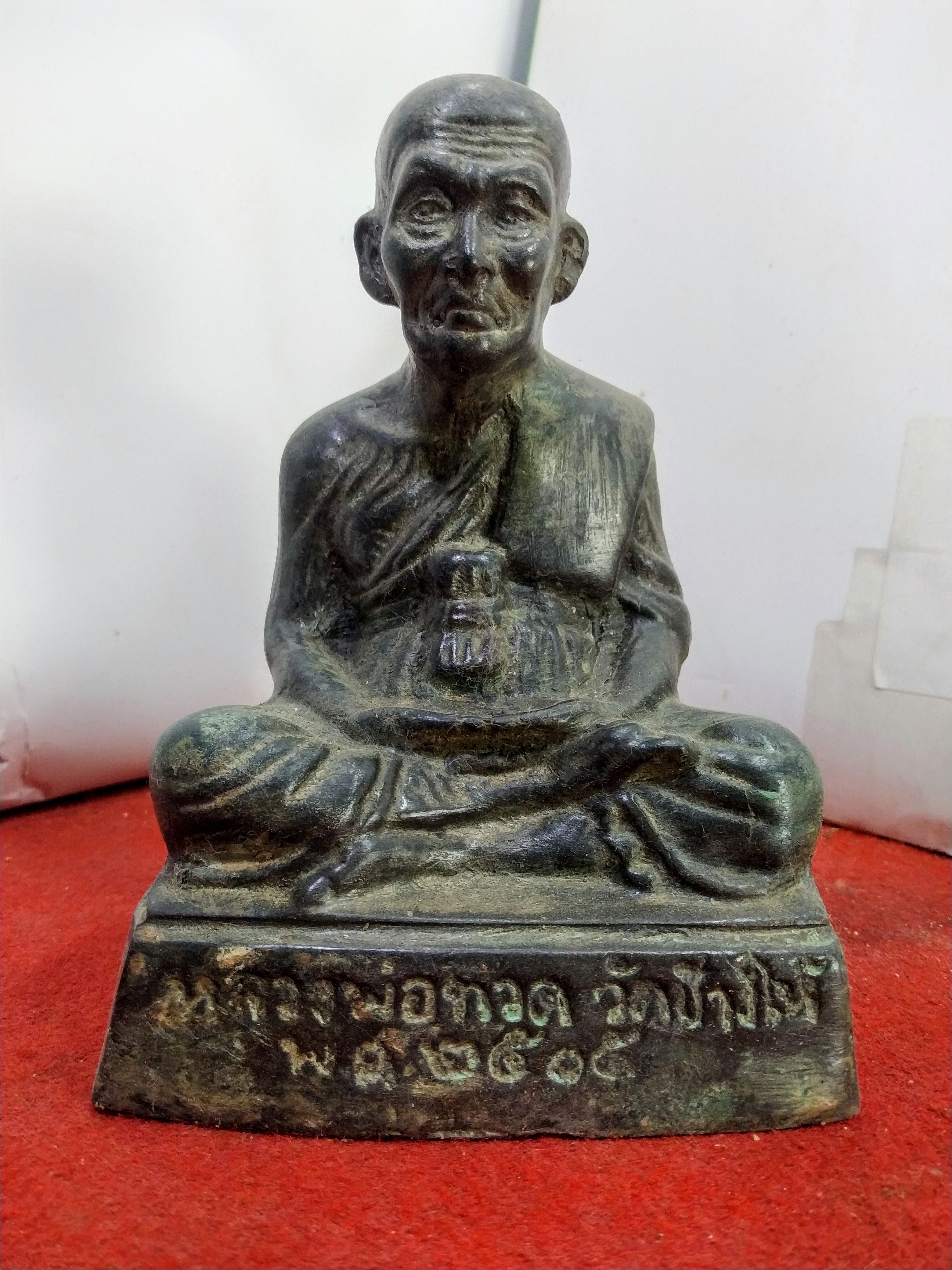 พระบูชา รูปหล่อ หลวงปู่ทวด วัดช้างให้ พ.ศ ๒๕๐๕ หน้าตัก 4 นิ้ว