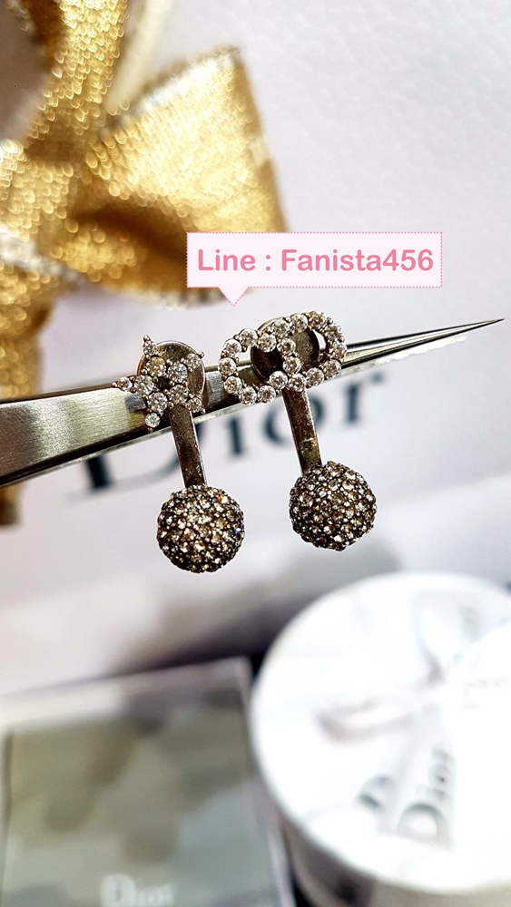 ต่างหูดิออ Dior earring ต่างหูดิออ ดาว งาน Hiend