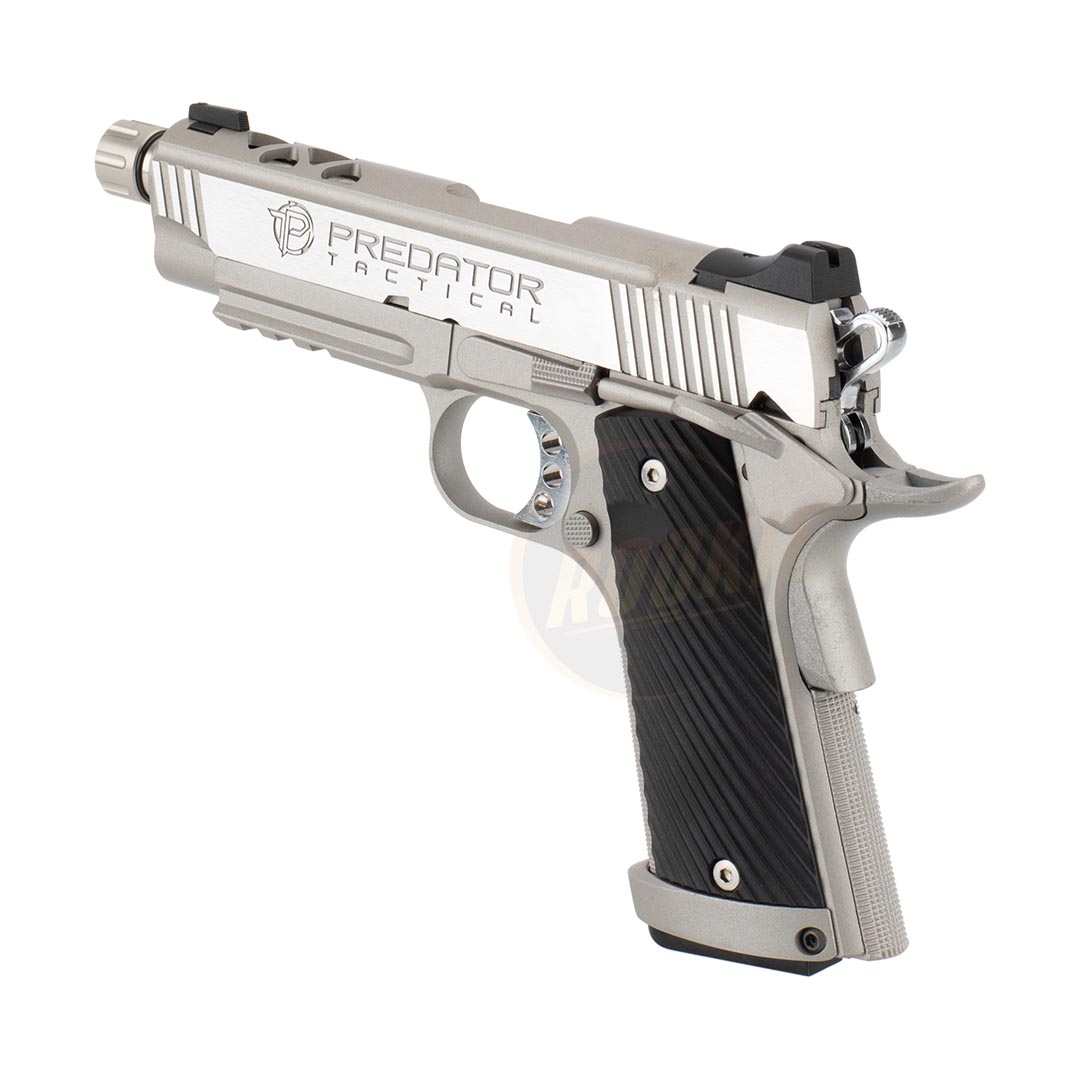 King Arms Predator Tactical Iron Shrike 1911 GBB (Silver)