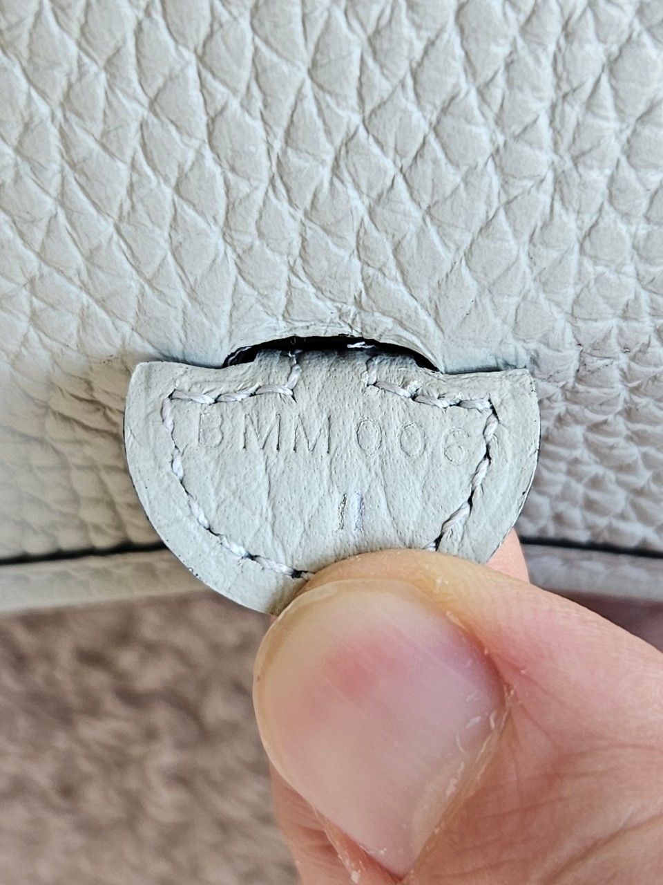 Hermes Evelyne mini size16 stamp B (2023) สี Gris Neve