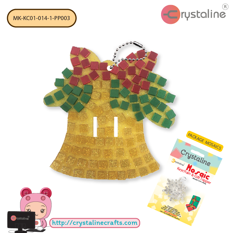 Keychain kit - Bell (size 9.5 x 6.5 cm,1pc/pack))