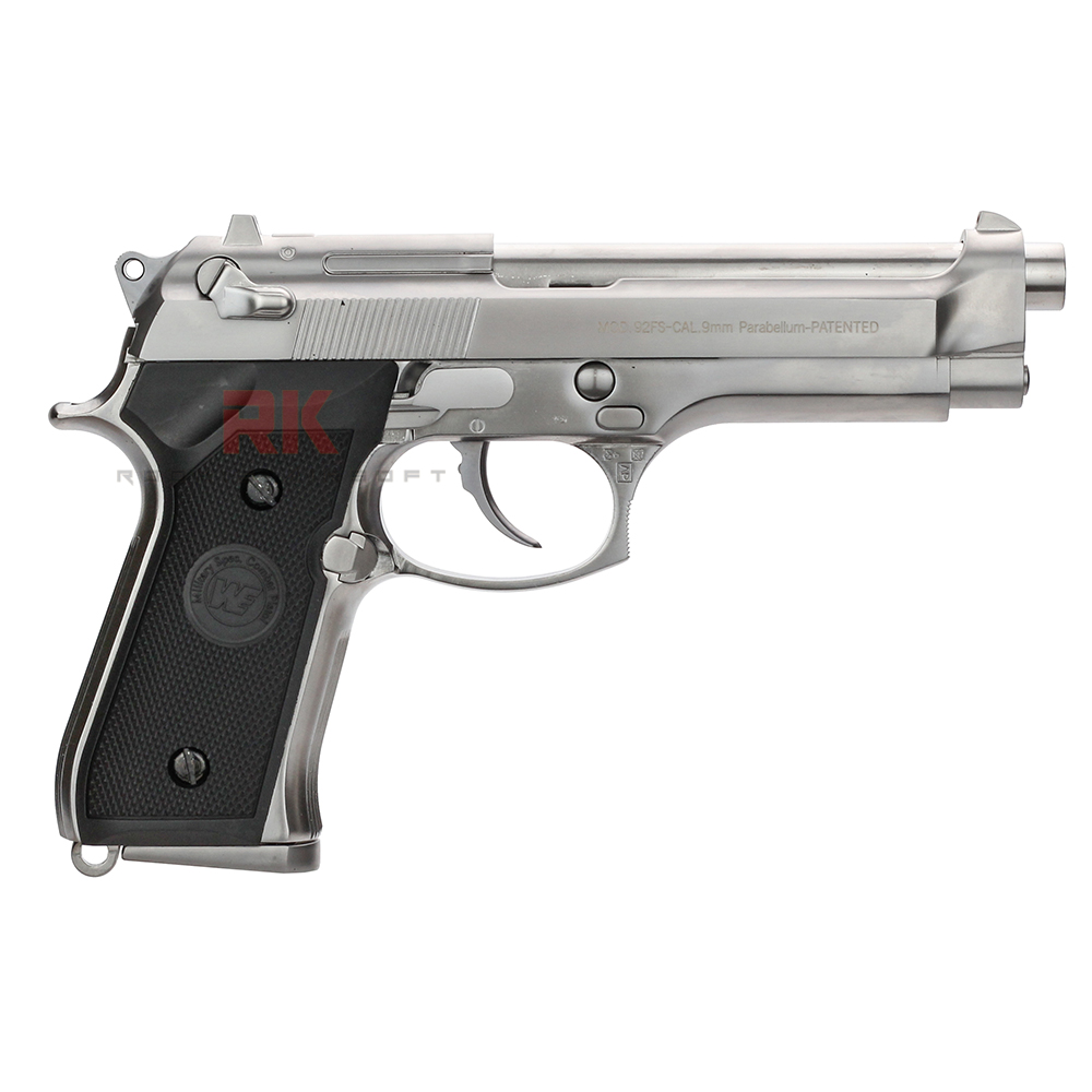 WE Beretta M92 Semi Version GBB (Silver)