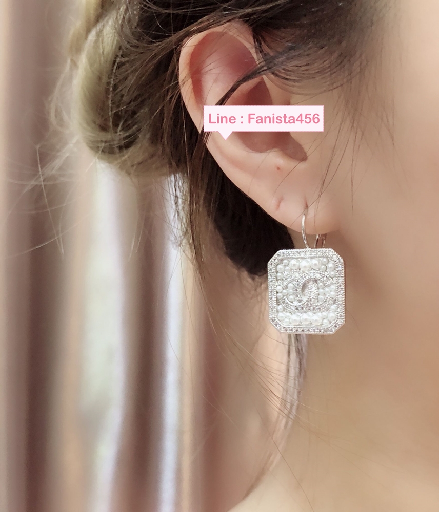 ต่างหูชาแนล Chanel Earring ต่างหูชาแนลมุก งาน Hiend