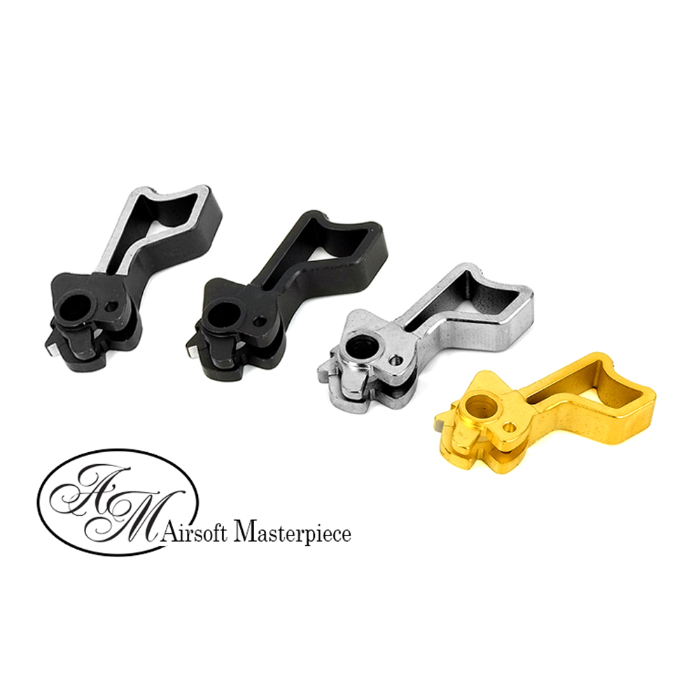 Airsoft Masterpiece CNC Steel Hammer & Sear Set for Marui Hi-CAPA (Infinity Square) Type 14 (Silver)