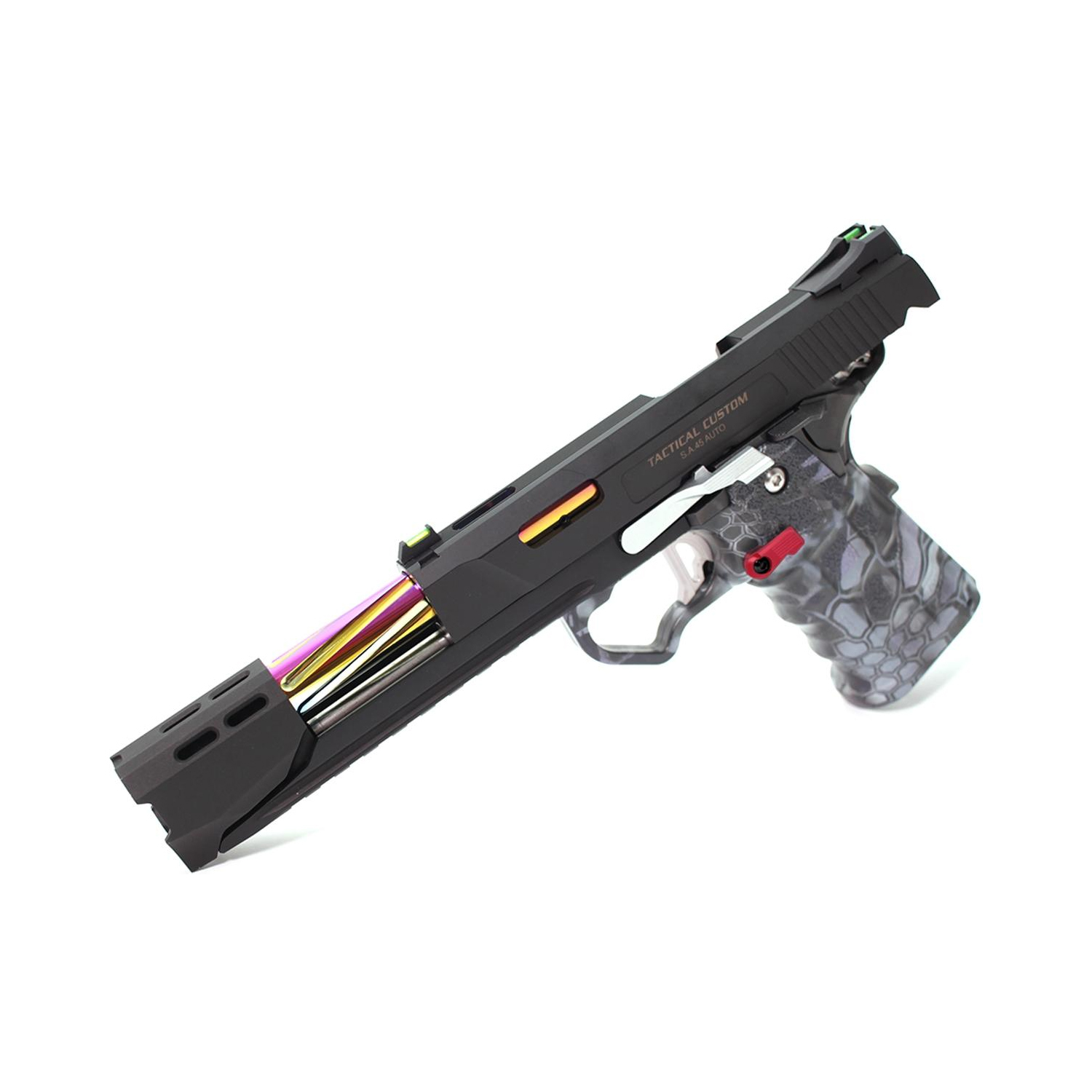 LAYLAX Nine Ball "Fixed" Aluminum Heat Gradation Fluted Outer Barrel for Tokyo Marui Hi-CAPA 5.1 GBB