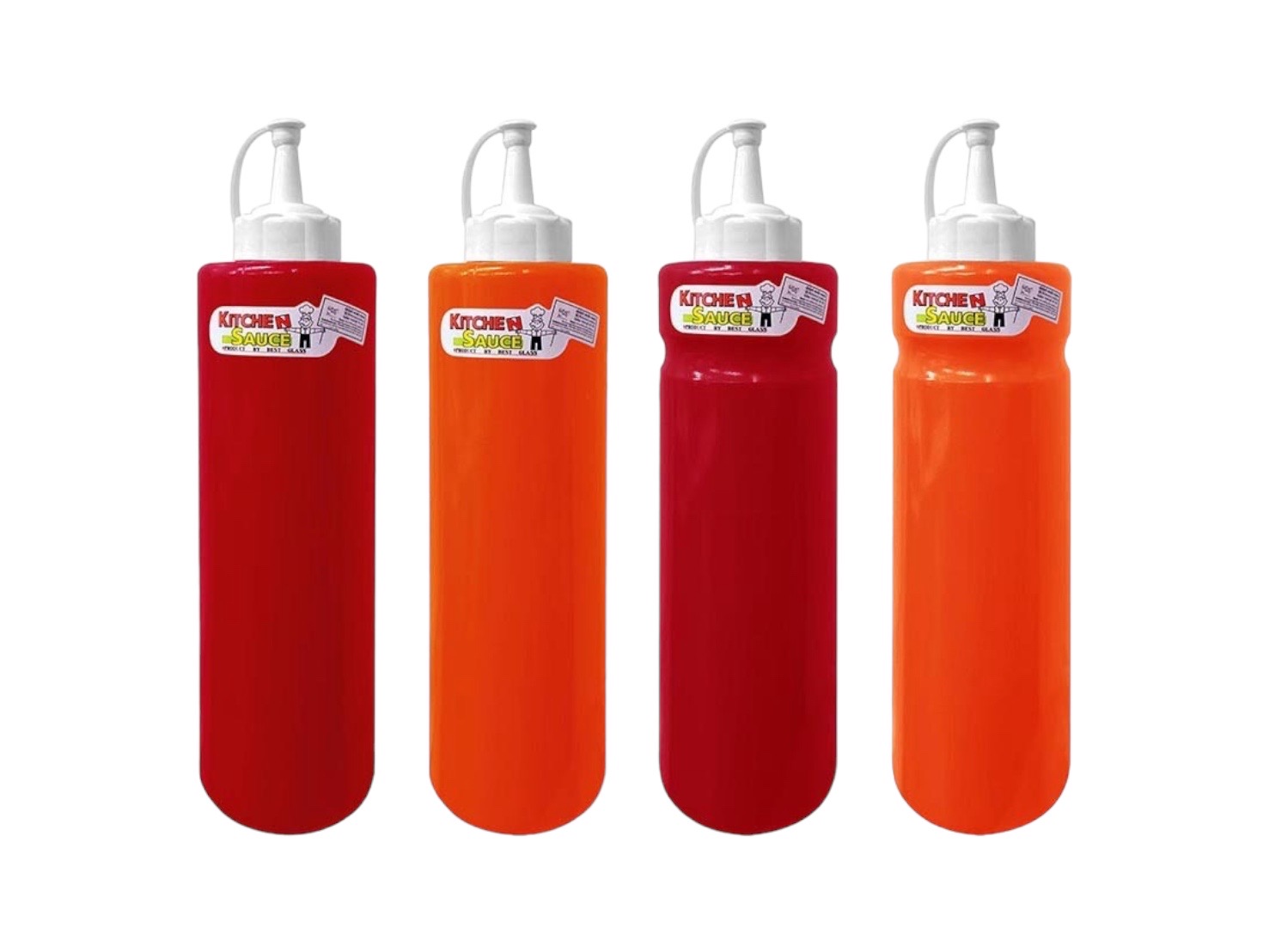 ขวดซอสขนาดใหญ่ *ส้มแดง 700 ML.*