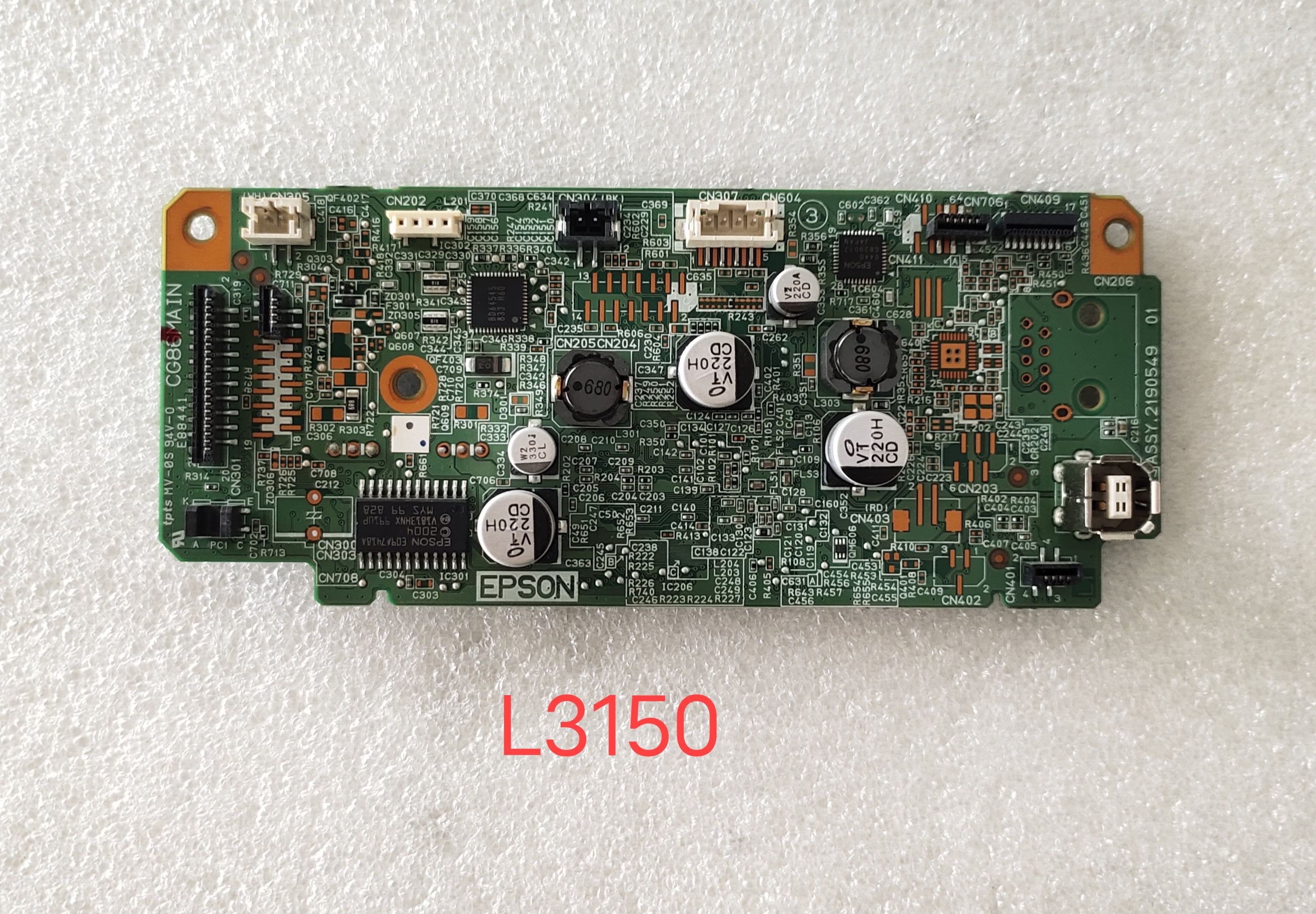 Mainboard Epson L3150 พร้อมใช้งาน (นำไปเปลี่ยนเองไม่ประกัน)